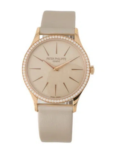 Pre-owned Patek Philippe Calatrava Watch In Multi