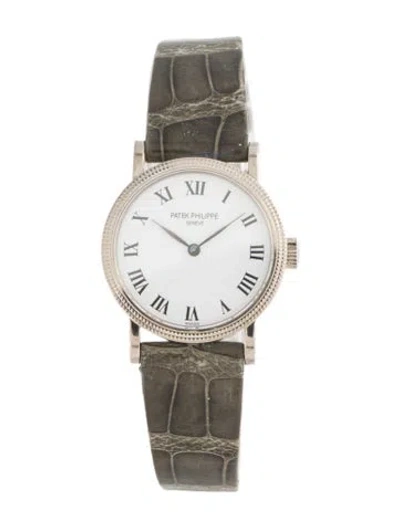 Pre-owned Patek Philippe Calatrava Watch In Multi