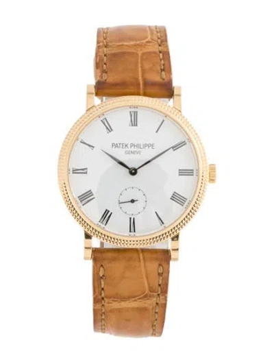 Pre-owned Patek Philippe Calatrava Watch In Multi