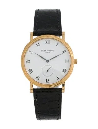 Pre-owned Patek Philippe Calatrava Watch In Multi