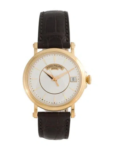Pre-owned Patek Philippe Calatrava Watch In Multi