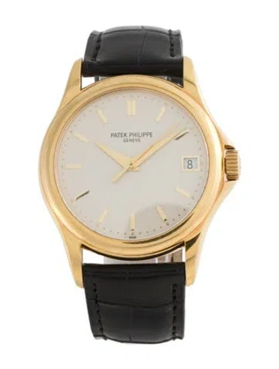 Pre-owned Patek Philippe Calatrava Watch In Multi