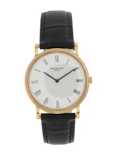 Pre-owned Patek Philippe Calatrava Watch In Multi