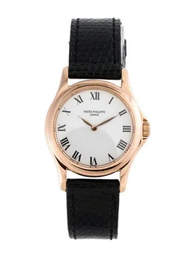Pre-owned Patek Philippe Calatrava Watch In Multi