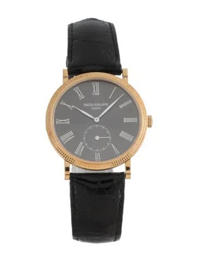 Pre-owned Patek Philippe Calatrava Watch In Multi
