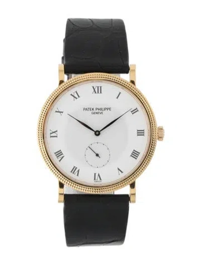 Pre-owned Patek Philippe Calatrava Watch In Multi