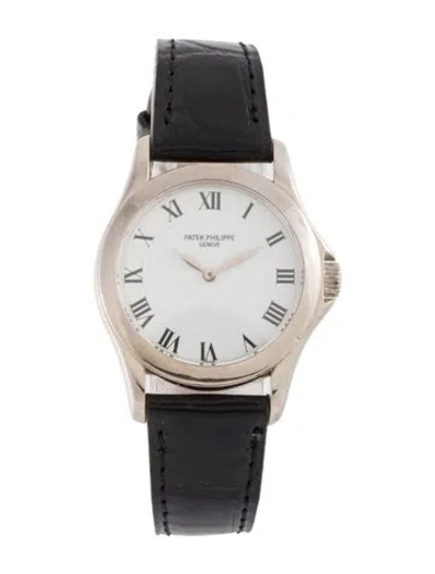 Pre-owned Patek Philippe Calatrava Watch In Multicolor