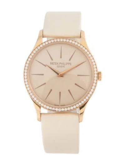 Pre-owned Patek Philippe Calatrava Watch In Multicolor
