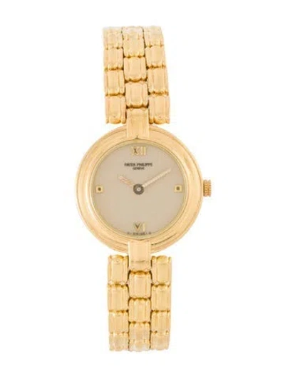 Pre-owned Patek Philippe Classic 18k Watch, 22mm In Multi