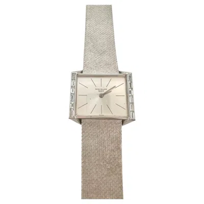 Pre-owned Patek Philippe Classique White Gold And Diamond Watch