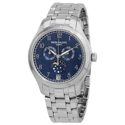 Pre-owned Patek Philippe Complications Automatic Blue Dial Men's Watch 4947/1a-001