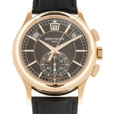 Patek Philippe Complications Chronograph Brown Dial Men's Watch 5905r-001 In Gold