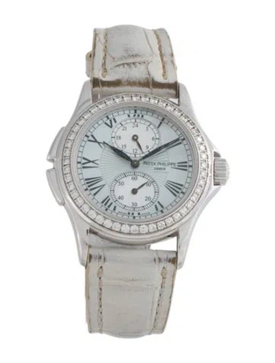 Pre-owned Patek Philippe Complications Travel Time Watch In Multicolor