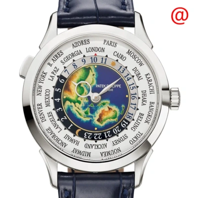 Patek Philippe Complications World Time Automatic Blue Dial Men's Watch 5231g-001 In Blue / Gold / White
