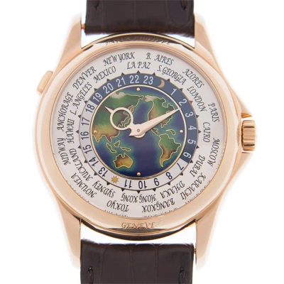 Patek Philippe Complications World Time Blue Dial Unisex Watch 5131r-011 In Gold