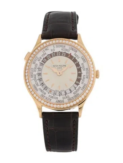 Pre-owned Patek Philippe Complications World Time Watch In Multi