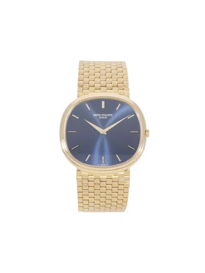 Pre-owned Patek Philippe Ellipse 36mm In Blue