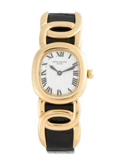 Pre-owned Patek Philippe Ellipse D'or Watch, 23mm In Multicolor