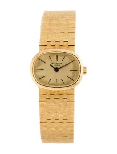 Pre-owned Patek Philippe Ellipse Watch, 22mm In Multi