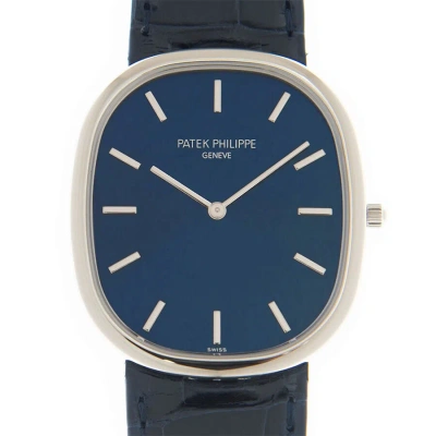 Patek Philippe Golden Ellipse Automatic Men's Watch 5738p-001 In Blue