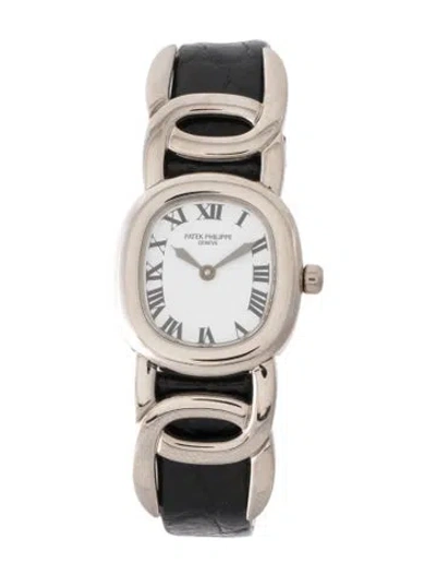 Pre-owned Patek Philippe Golden Ellipse Watch, 22mm In Multi