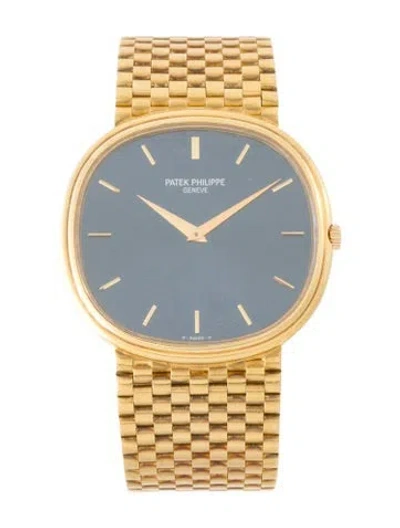 Pre-owned Patek Philippe Golden Ellipse Watch, 36mm In Multi