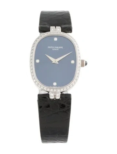 Pre-owned Patek Philippe Golden Ellipse Watch In Multi
