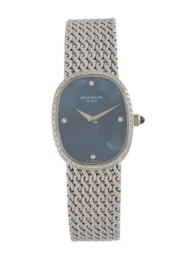 Pre-owned Patek Philippe Golden Ellipse Watch In Multi
