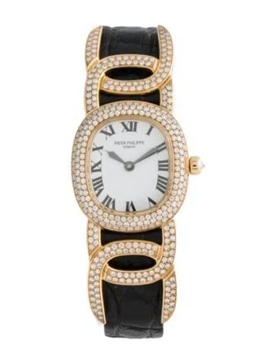 Pre-owned Patek Philippe Golden Ellipse Watch In Multicolor
