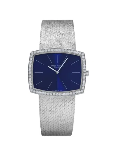 Pre-owned Patek Philippe Gondolo 3528/2 32mm Watch In Blue