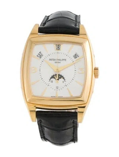 Pre-owned Patek Philippe Gondolo Calendario Watch In Multi