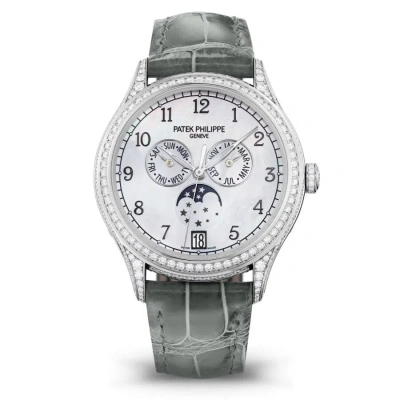 Patek Philippe Grand Complications Automatic Diamond White Dial Watch 4948g-010 In Neutral