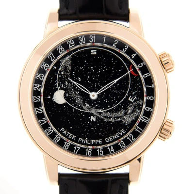 Patek Philippe Grand Complications Black Dial Men's Watch 6102r-001 In Gold