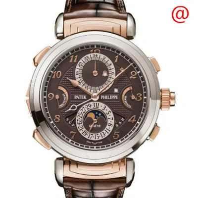 Patek Philippe Grand Complications Hand Wind Men's Watch 6300gr-001 In Brown / Gold / Gold Tone / Rose / Rose Gold / Rose Gold Tone / White