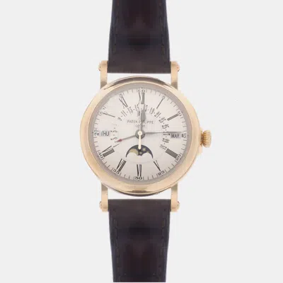 Pre-owned Patek Philippe Grand Complications Perpetual Calendar With Retrograde Date 5159j-001