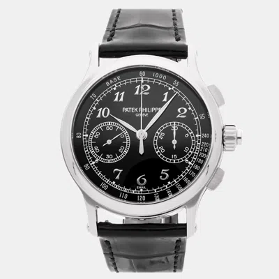 Pre-owned Patek Philippe Grand Complications Split-seconds Chronograph 5370p-001 In Black