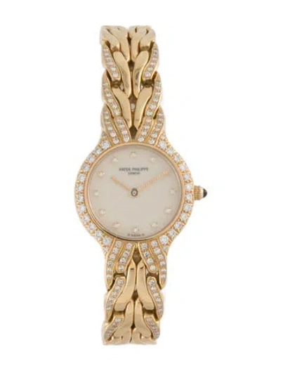 Pre-owned Patek Philippe La Flamme Watch, 23mm In Multi