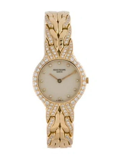 Pre-owned Patek Philippe La Flamme Watch, 23mm In Multi