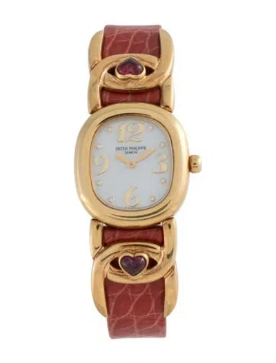 Pre-owned Patek Philippe Lady's Golden Ellipse Watch In Multicolor