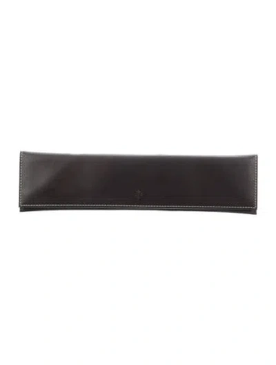 Pre-owned Patek Philippe Leather Travel Case In Black