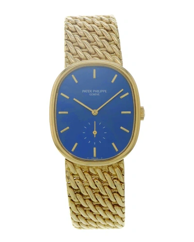 Patek Philippe Men's Golden Ellipse Watch, Circa 1990's (authentic )