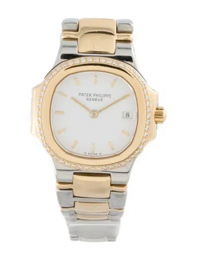 Pre-owned Patek Philippe Nautilus, 28mm In Multi