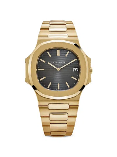 Pre-owned Patek Philippe Nautilus 3700/11j 40mm Watch In Black