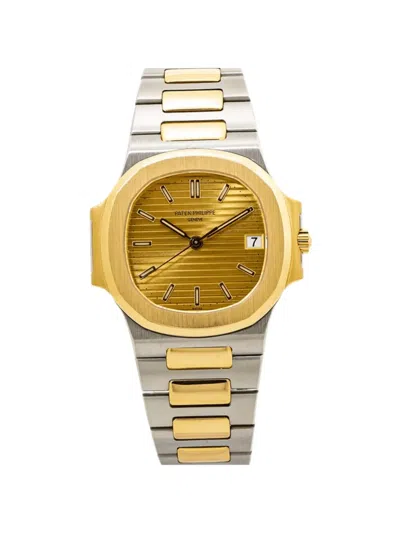 Pre-owned Patek Philippe Nautilus 3800/1aj 37mm Watch In Neutral
