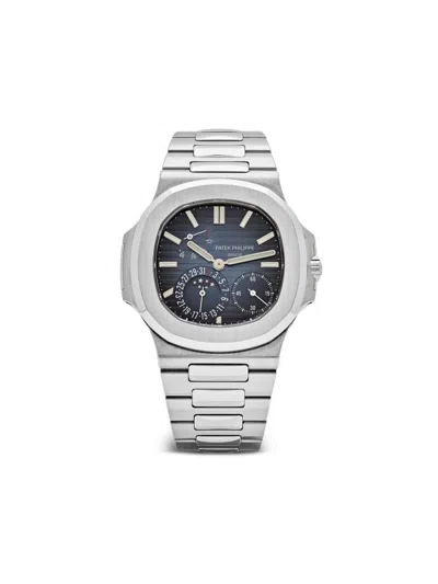 Pre-owned Patek Philippe 2022  Nautilus 40mm In 蓝色