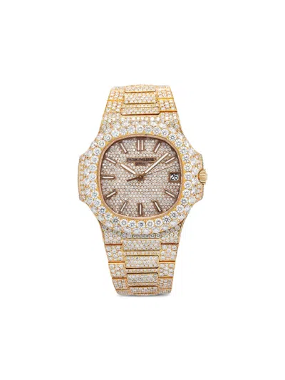Pre-owned Patek Philippe Nautilus 40mm Watch In Gold