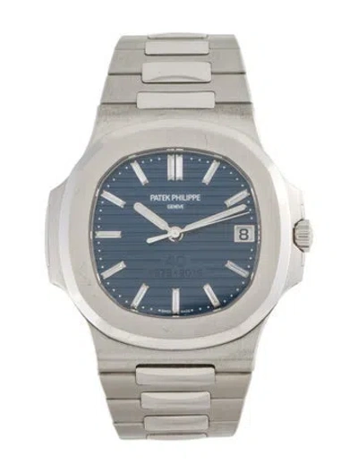 Pre-owned Patek Philippe Nautilus 40th Anniversary Watch, 40mm In Multi