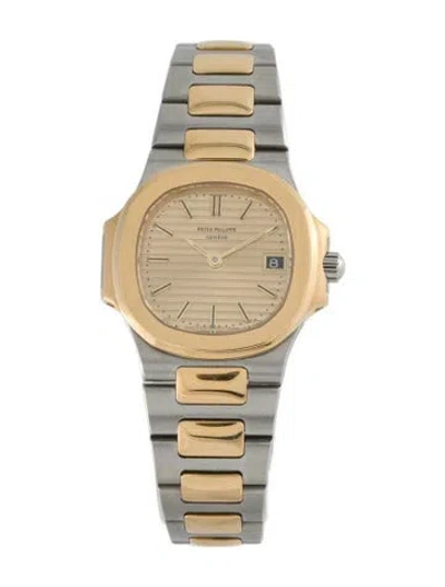 Pre-owned Patek Philippe Nautilus Watch, 26mm In Multi