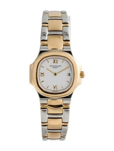 Pre-owned Patek Philippe Nautilus Watch, 27mm In Multi