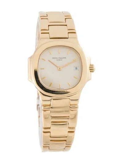 Pre-owned Patek Philippe Nautilus Watch, 27mm In Multi